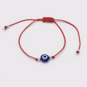 Tobillera Ojo Turco Hilo Rojo